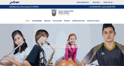 Desktop Screenshot of franconord.csf.bc.ca