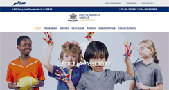 Desktop Screenshot of passerelle.csf.bc.ca