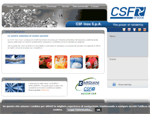 Tablet Screenshot of csf.it